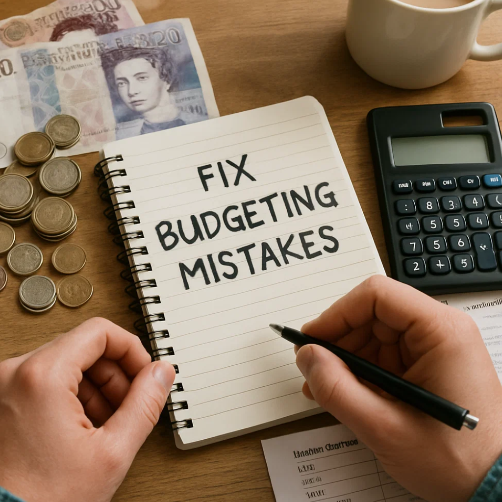 how to fix budgeting mistakes